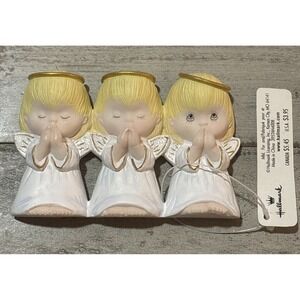 Hallmark Three Angel Christmas ~ Very Rare Collectible Vintage Magnet W/Tags